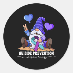 Sticker Rond Prévention du suicide 