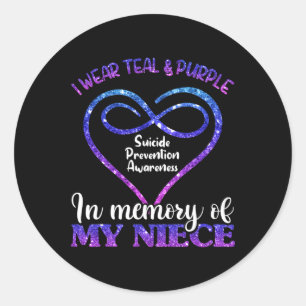 Sticker Rond Prévention du suicide Chemise Prévention du suicid
