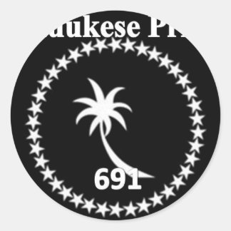 Sticker Rond Pride des Chuukais 691