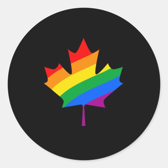 STICKER ROND PRIME MAPLE CANADIENNE (Devant)