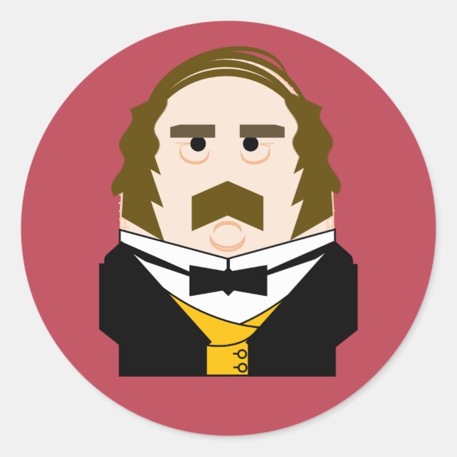 Sticker Rond Prince Albert (Devant)