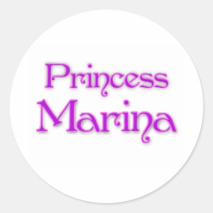 Sticker Rond Princess Marina