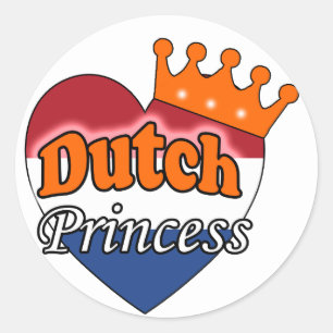 Sticker Rond Princesse hollandaise