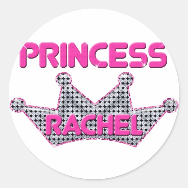 Sticker Rond Princesse Rachel (Devant)