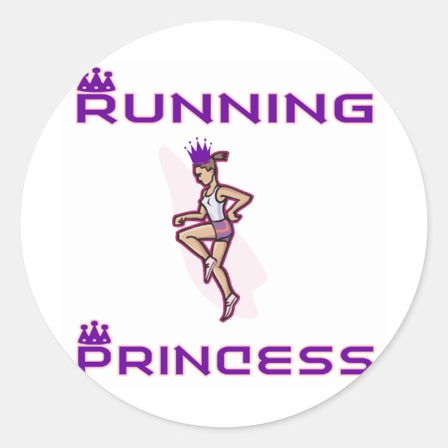 Sticker Rond Princesse RunnerChick (Devant)