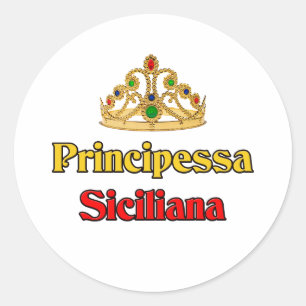 Sticker Rond Principessa Siciliana…