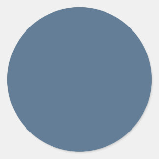 Sticker Rond Printemps été couleur bleue Perle