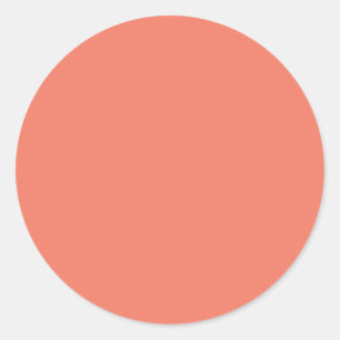Sticker Rond Printemps été couleur rose rose