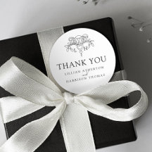 Printemps fleur de lis élégant mariage merci