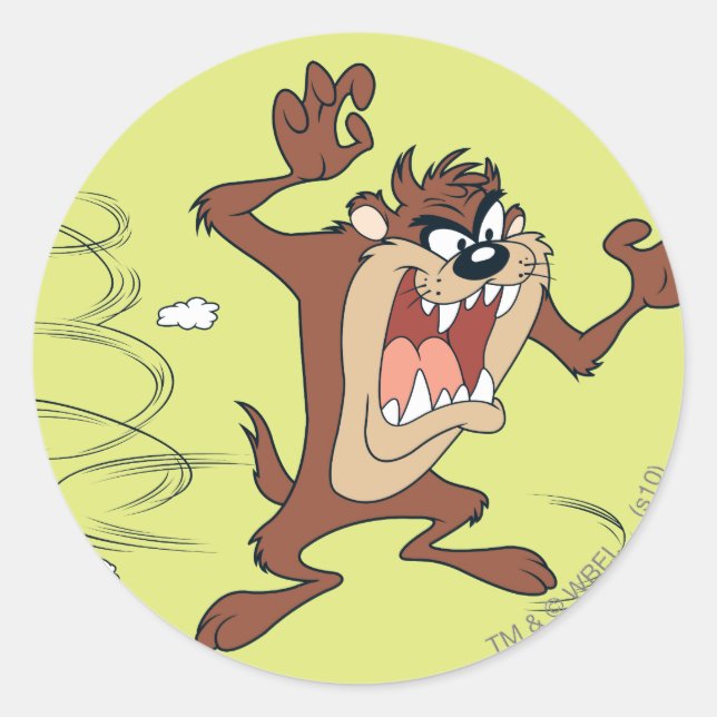 Sticker Rond Prise de rotation TAZ™ (Devant)