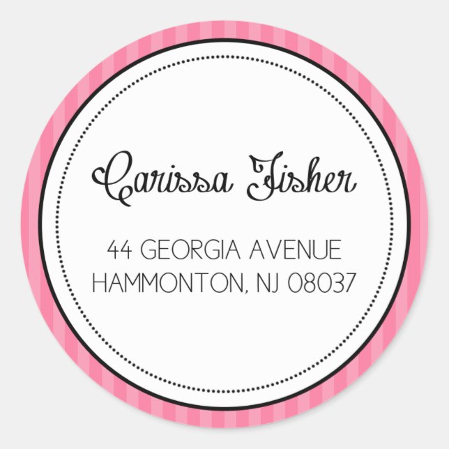 Sticker Rond privé (Devant)