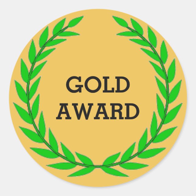 STICKER ROND PRIX D'OR (Devant)