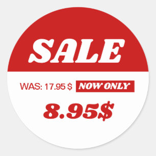 Sticker Rond Prix Remisé