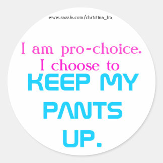 Sticker Rond Pro-Choice