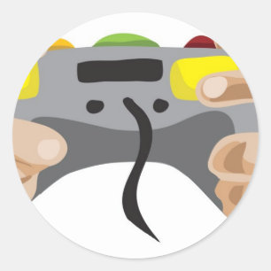 Sticker Rond pro gamer ! Personnalisable :