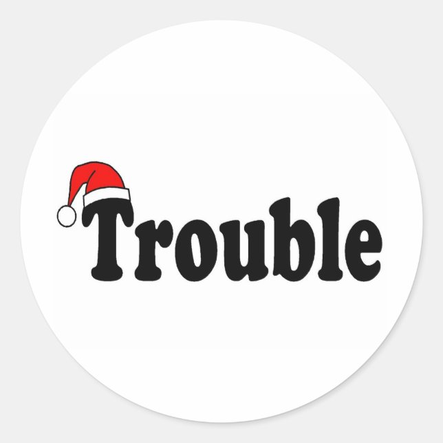 Sticker Rond Problème (Devant)