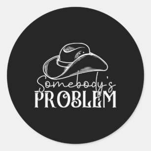Sticker Rond Problème De Somebody’S