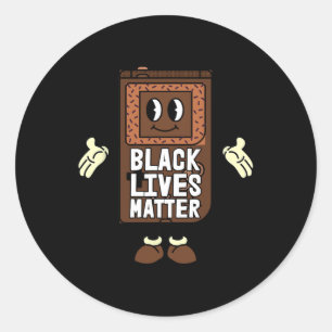 Sticker Rond Problème de vie Jeu vidéo d'histoire noire Jeu de 