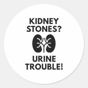 Sticker Rond Problème d'urine