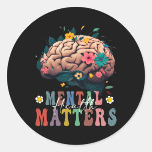 Sticker Rond Problèmes de santé Sensibilisation à la maladie cé