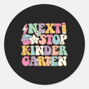 Sticker Rond Prochain arrêt Maternelle Maternelle Primaire Garç