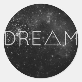 Sticker Rond Produits de rêve