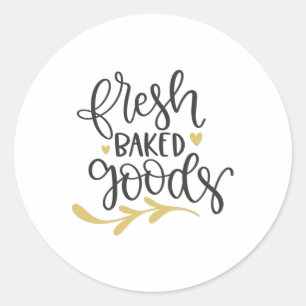 Sticker Rond Produits frais