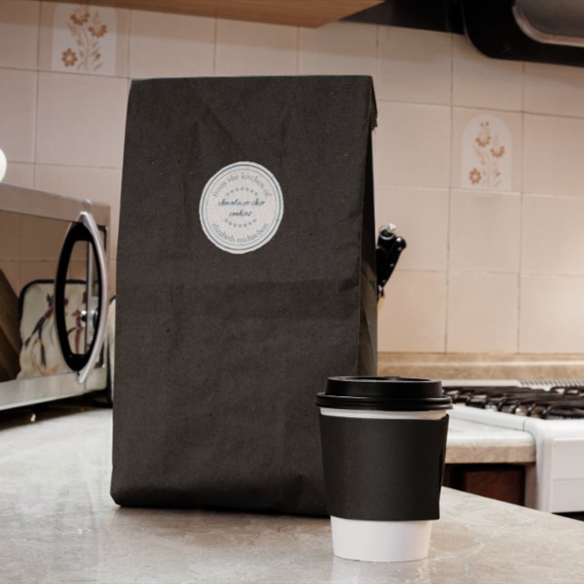 Sticker Rond Produits Rustiques (Créateur téléchargé)