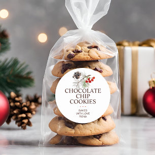 Sticker Rond Produits Rustiques faits maison