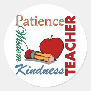STICKER ROND PROFESSEUR