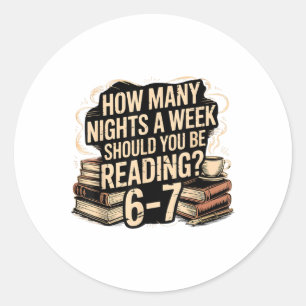 Sticker Rond Professeur d'anglais mème 67 Drôle 67 Bibliothécai