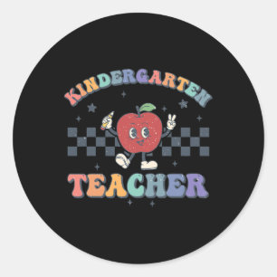Sticker Rond Professeur de maternelle Groovy Ck à l'école Équip