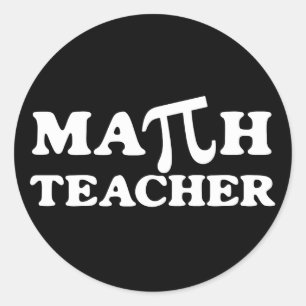 Sticker Rond Professeur de mathématiques PI