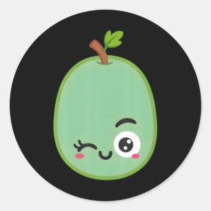 Sticker Rond Professeur Œuf Halloween Le Raisin Acide