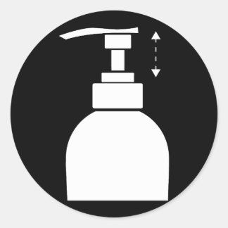 Sticker Rond Profil de pompe