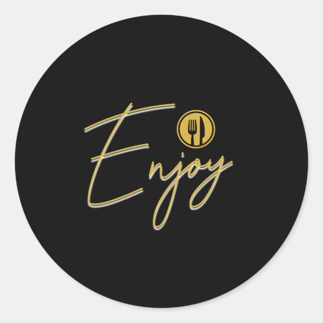 Sticker Rond Profitez (Devant)