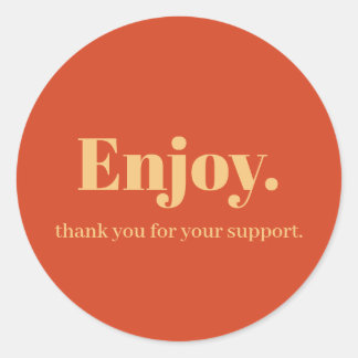 Sticker Rond Profitez de la conception de l'autocollant profess