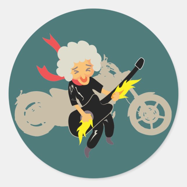 Sticker Rond Profitez de votre vie (Devant)