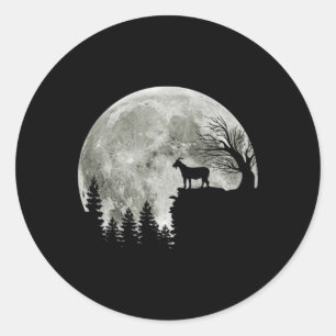 Sticker Rond Promenade De Chèvre Sur La Montagne Chèvre Louva
