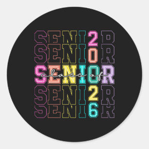 Sticker Rond Promotion 2026 Terminale 2026 Rentrée Scolaire 202