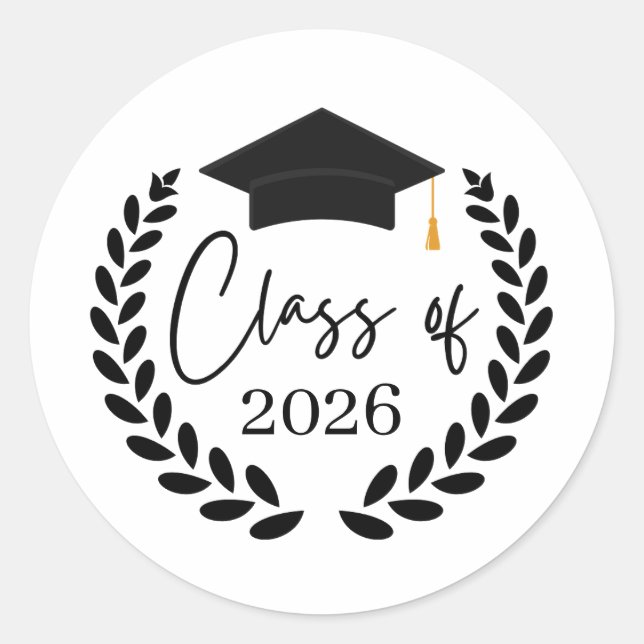 Sticker Rond Promotion de 2026 (Devant)