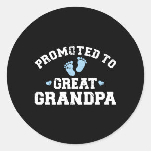 Sticker Rond Promu À Grand-Père