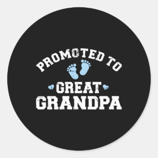 Sticker Rond Promu À Grand-Père