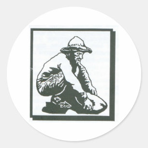 Sticker Rond prospecteur