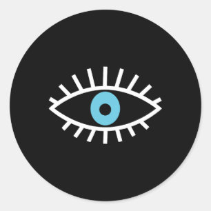 Sticker Rond Protection contre le mauvais œil Spiritualité esth