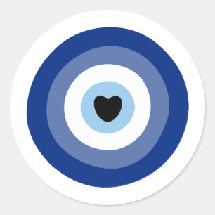 Sticker Rond Protection contre les symboles oculaires