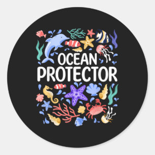 Sticker Rond Protection de l'environnement, Conservation de la