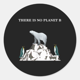 Sticker Rond Protection de l'environnement Sauvez La Chemise Pl