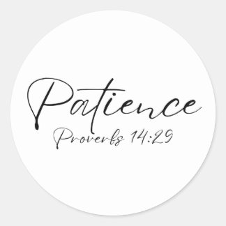 Sticker Rond Proverbes de patients 14