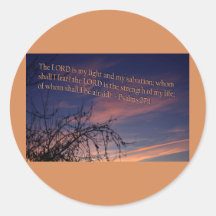 Psaume 27:1 à l'aube